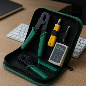 Portable Network Toolkit — Crimp/Punch/Tester Set