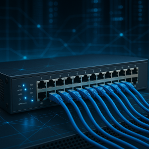 Managed Gigabit Switch — 16× RJ45 + 2× SFP
